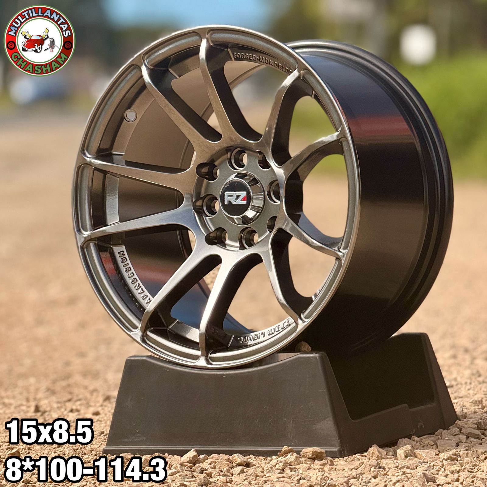 AROS 15X8 8X100-114 CONCAVOS H81024
